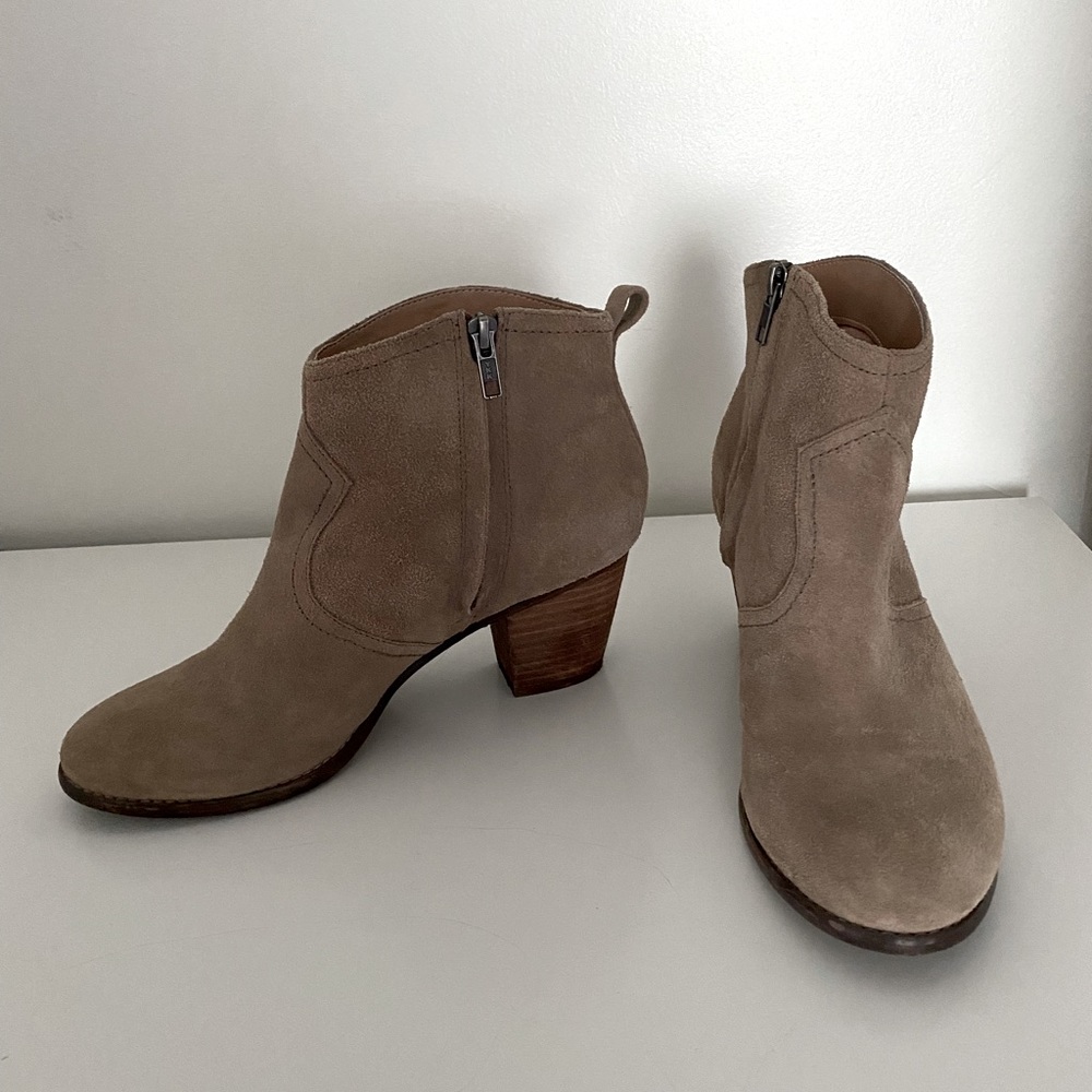 Suede Leather Ankle Boots